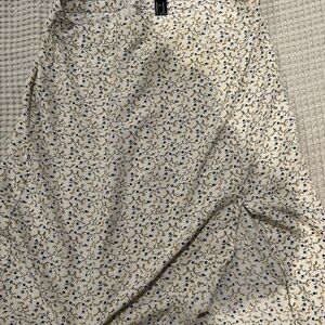 Forever 21 A-Line Skirt with Floral Pattern